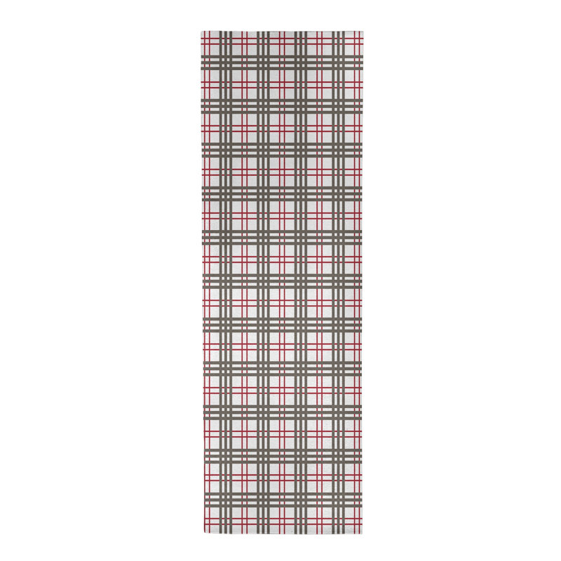 Plaid Indoor Rug, Runner 2'6" x 8'