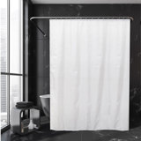 Extra Wide Shower Curtain Polyester + 16 Hooks