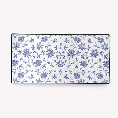 Grand sous-main à motif floral Lanny