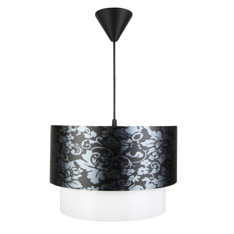 Luminaire suspendu cylindrique unique à 1 lumière Dalpat