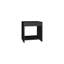 Table de chevet minimaliste de 16,5 po de hauteur avec tablette ouverte