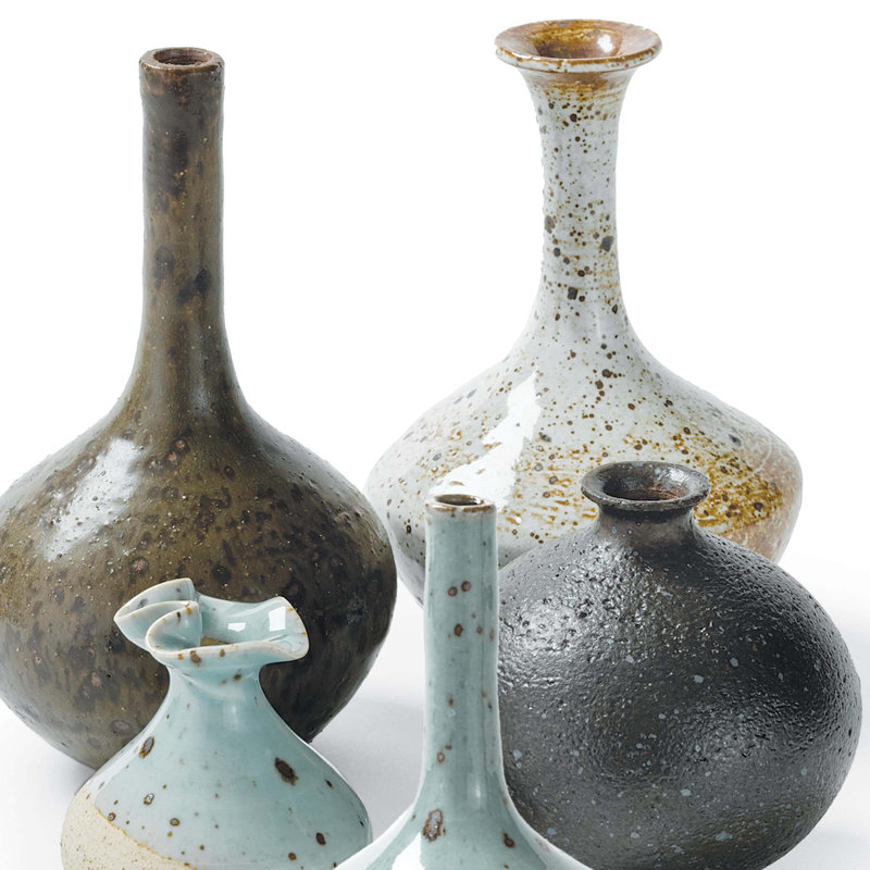 8 Piece Porcelain Bud Vases