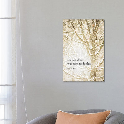 I Am Not Afraid by Debbra Obertanec - Wrapped Canvas Gallery-Wrapped Canvas Giclée