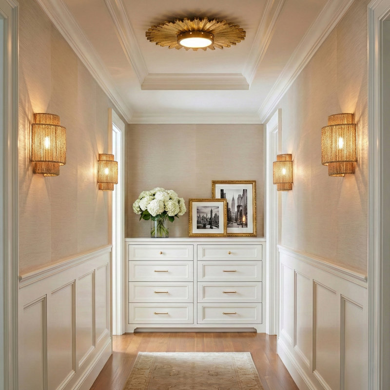 Lilybel 23“ Modern Gold 3CCT LED Flush Mount Ceiling Light