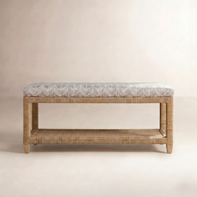 Banc de rangement en osier Monterey