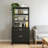 Spacious Filing Cabinet,Height File Cabinet,Stable Cabinet with Open bookcase