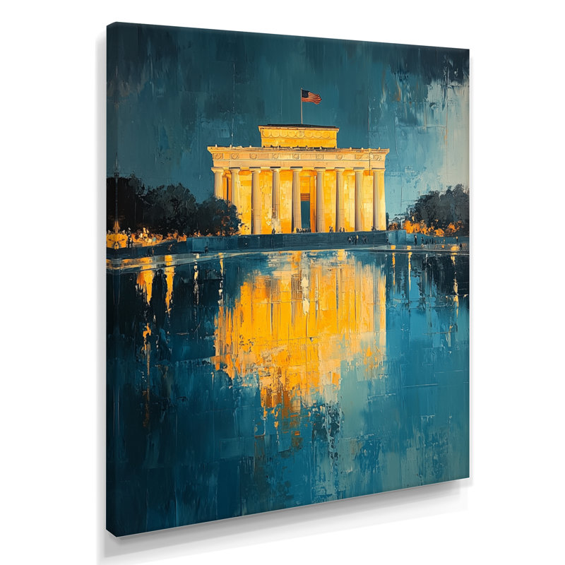 Morganti - art mural architecture, Toile tendue, Ne s’applique pas, H 20 po x l 12 po