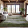 Premium Machine Washable Krause AMF1141 Swirls Rug