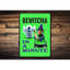 Enseigne en aluminium Bewitcha In A Minute-58196325
