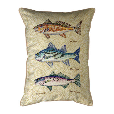 Housse et insert de coussin rectangulaire en polyester pour l'extérieur