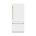 Blanc mat / or