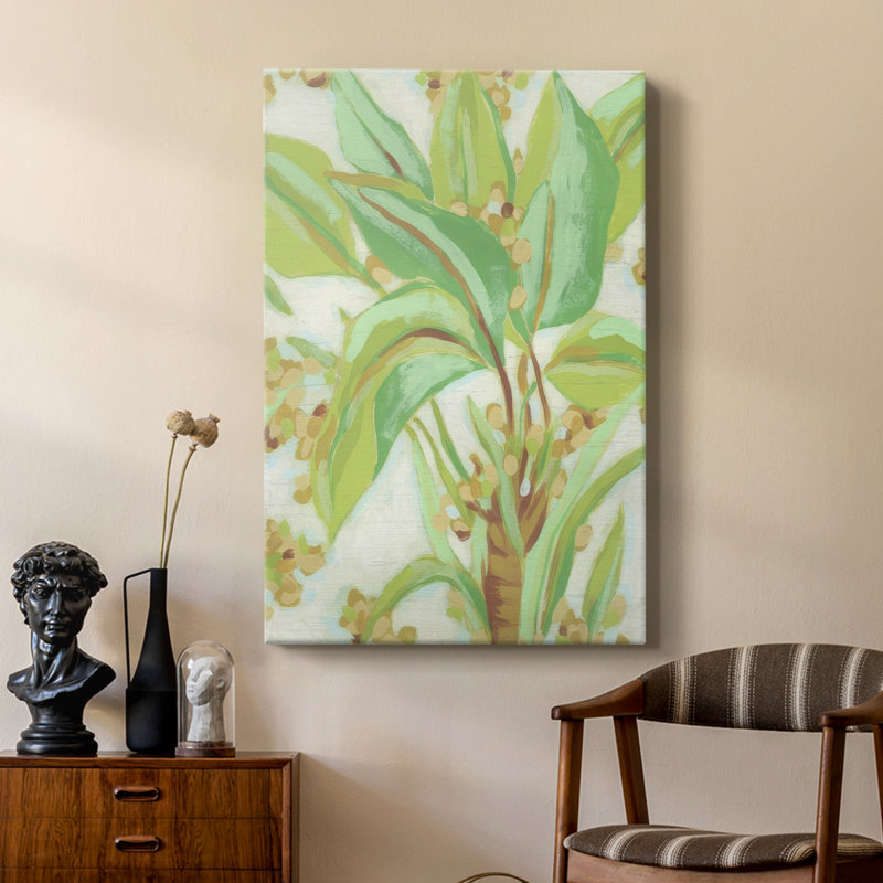 Island Leaf Fresco II - galerie sur mesure, H 36 po x l 24 po