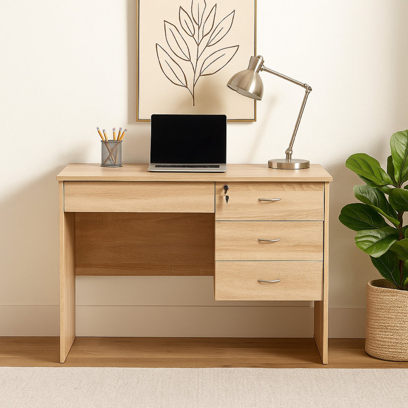 Kaelly Writing Desk, Natural