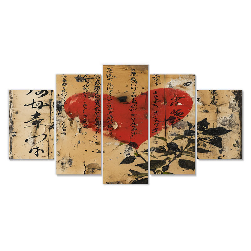 Sherree - Abstract Wall Art 5 Piece