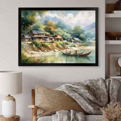 Mayona, vieux village avec la rivière et les montagnes III