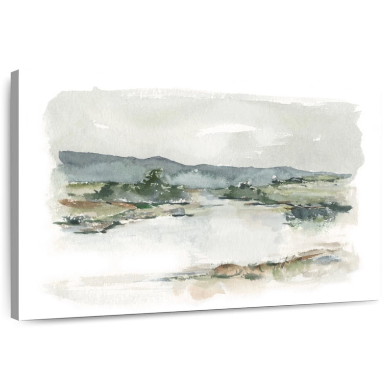 Avery Overcast Lake Study I, 30" H x 45" W