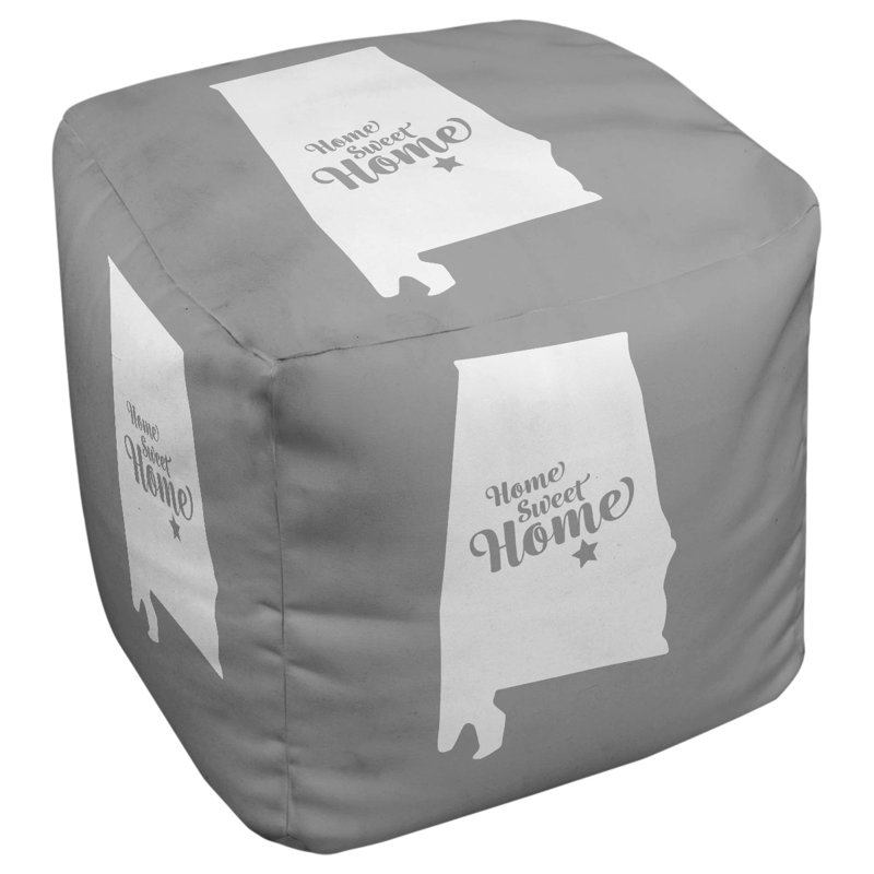 Repose-pieds à cubes montgomery the home, Gris