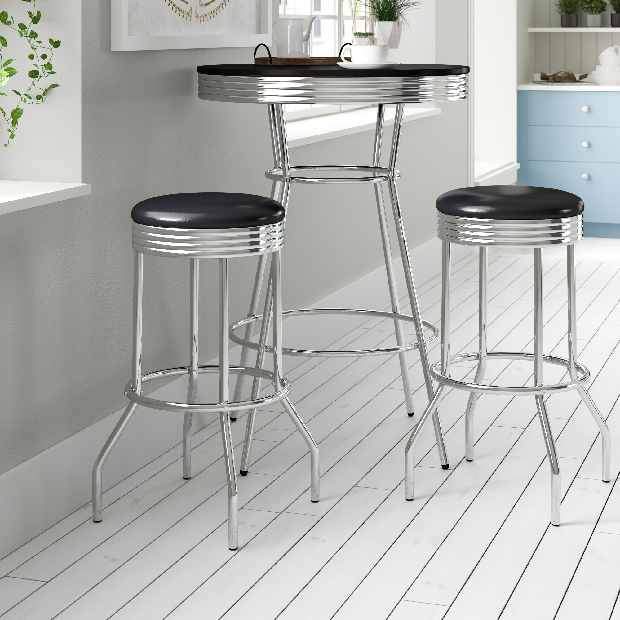 Retro pub table online set