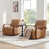 Similicuir brun cognac est en rupture de stock