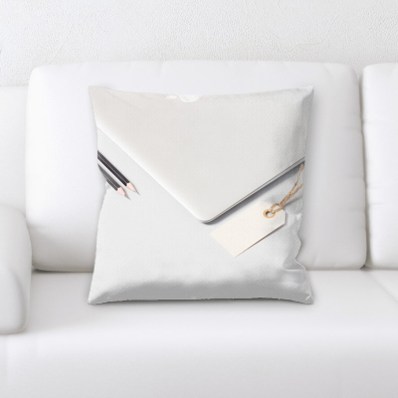 Microsuede Reversible Throw Pillow