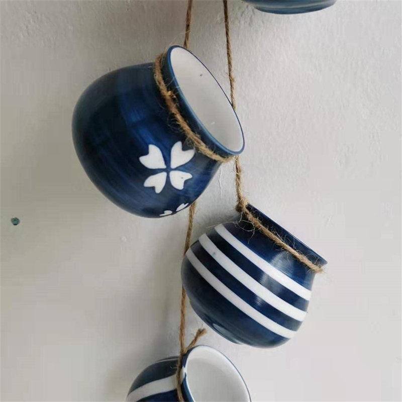 Ensemble de pots à fleurs suspendus 4 pièces Brantford