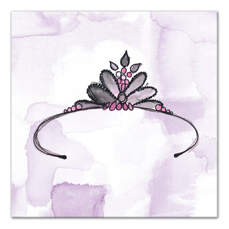 Crown Purple Print On Canvas; 092FCDA17C7B4FCA98B710659399F282 Square, 12" H x 12" W x 1.25" D