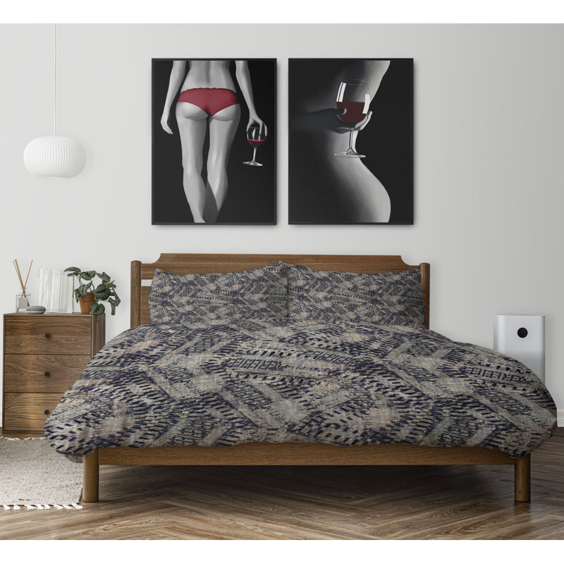 Polyester Channel Abstract Comforter, Twin Comforter + 1 Standard Pillowcase