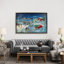 «Warm Holiday Memories», reproduction d'art sur toile encadrée