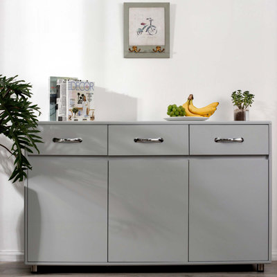 Buffet avec 3 portes et tiroirs
