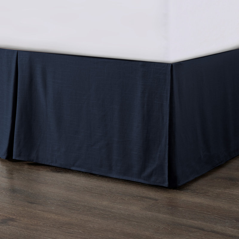 Jupe de lit Hera, Grand, Bleu marine
