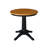 Strauss 3 - Piece Solid Wood Pedestal Dining Set-452539724-455398300
