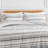 Coastal Stripes Down Alternative Oversized Comforter Set with Shams by Southshore Fine Linens-1154239126-1154239116