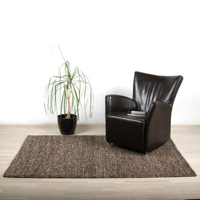 Jenks Solid Colour Hand Woven Area Rug