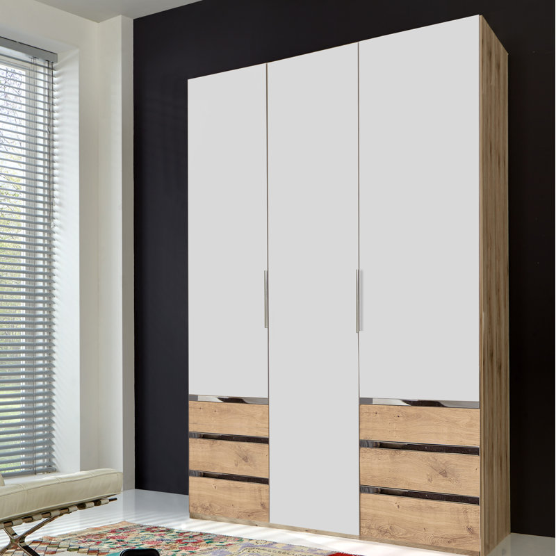 Barbuda 3 Door Manufactured Wood Wardrobe