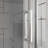 Pivot Shower Door, 32"W x 72"H Frameless Bi-fold Swing Shower Door,1/4" (6mm) Clear Tempered Glass, Chrome Finish Hardware, Reversible Installation-126704946