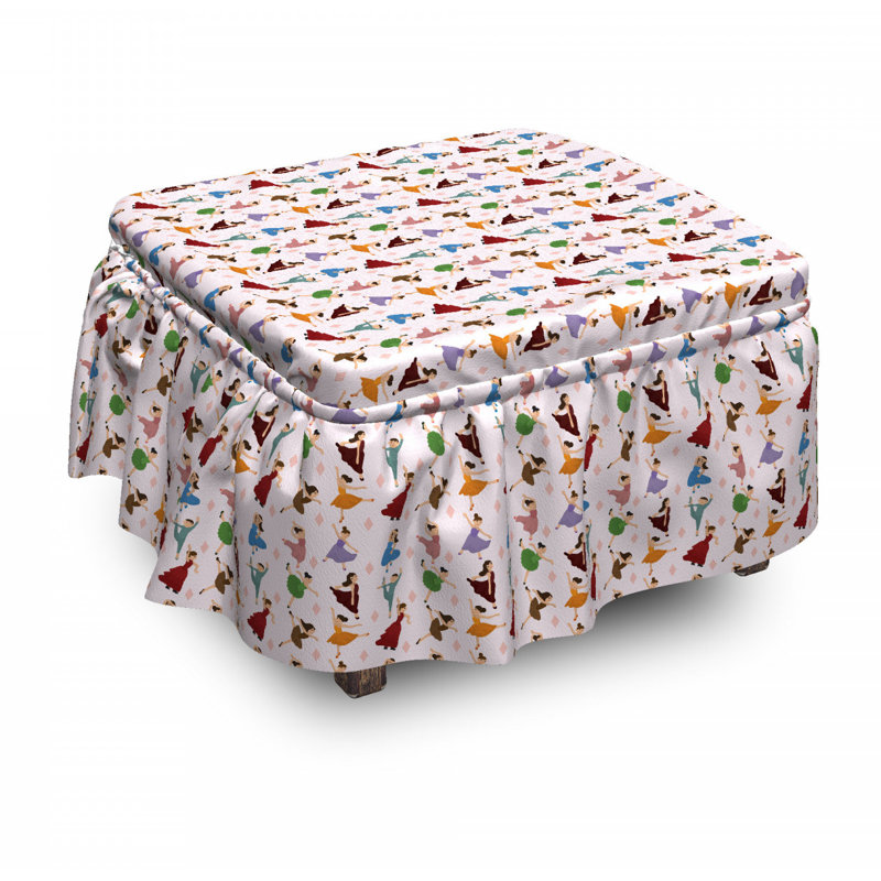 Housse pour repose-pieds filles pour enfant dancer