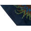 Tapis carré bleu marine Noell