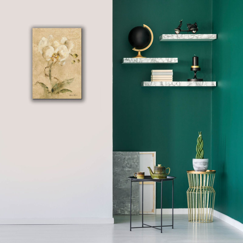 «Southern Floral 1» par Cheri Blum, art mural sur toile, H 26 po x l 18 po x P 0,75 po