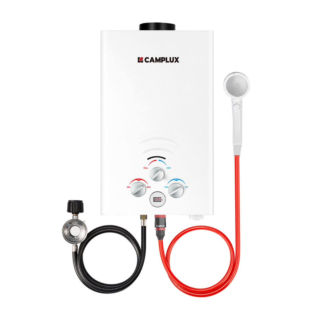 Outdoor 2.11 GPM Liquid Propane Tankless Water Heater Camplux