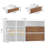 7 Storage Organizer Bookcase With Drawers & Adjustable Shelves, Horizontal Bookshelf For Bedroom, Living Room, Office