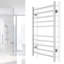 Chauffe-serviettes Metropolitan, poli, double connexion, 10 barres