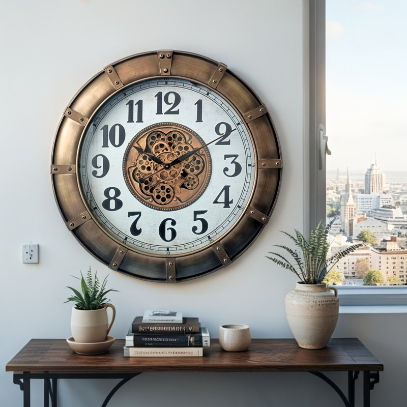 Metal Wall Clock