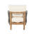 Harrill Outdoor Acacia Wood Club Chair With Cushions-664442240