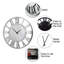 Petite horloge murale 17,6 po Jeni-1509616698