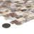 Conchella Subway Natural 11-1/2"x 11-7/8" Natural Seashell Mosaic Wall Tile