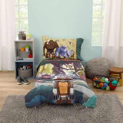 Ensemble de lit pour tout-petits 4 pièces NoJo Star Wars Galaxy of Creatures