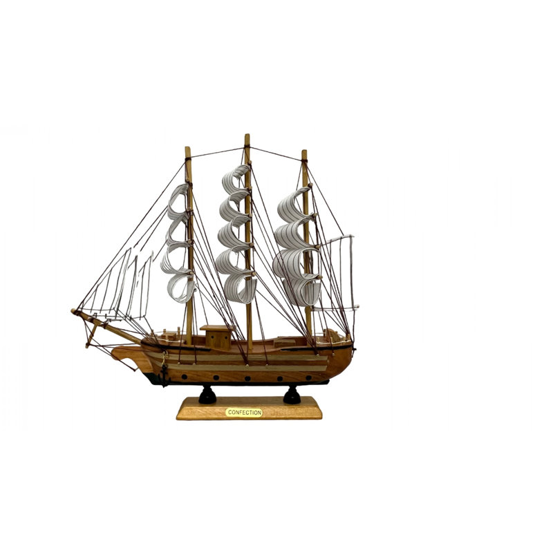 Three Masted Ship-Confection Figurine