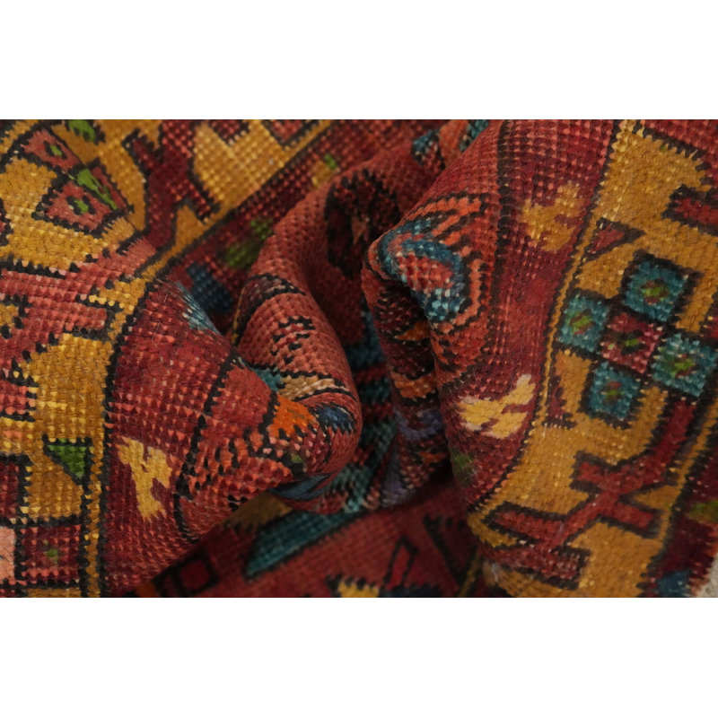 Tapis de couloir traditionnel en laine fait à la main 3 x 10