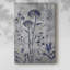 «Silver Botanicals II V30», reproduction encadrée - galerie Cavas-1872410648