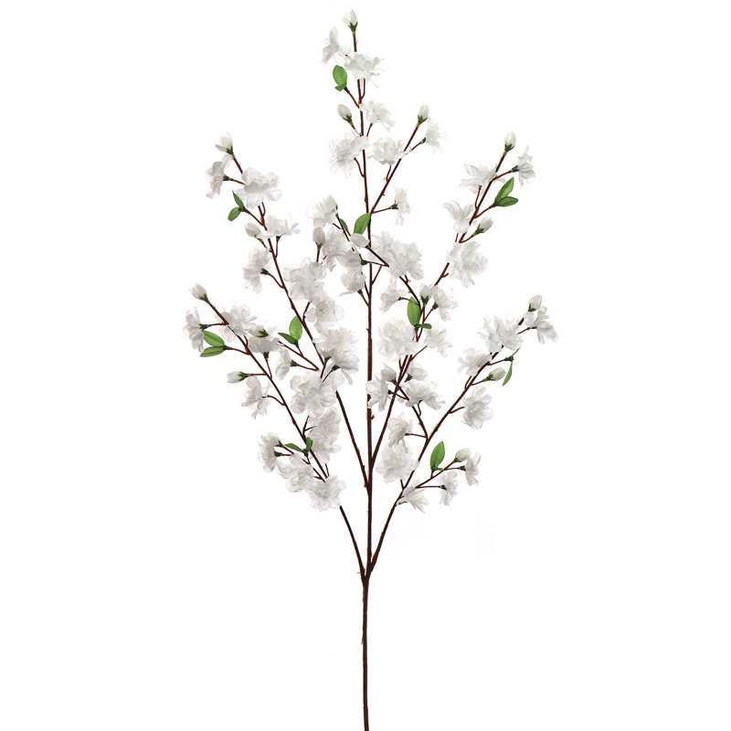 Tige de cerisier blanc - Branche artificielle, Blanc